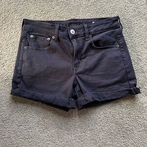 American Eagle Black Shorts Size 8